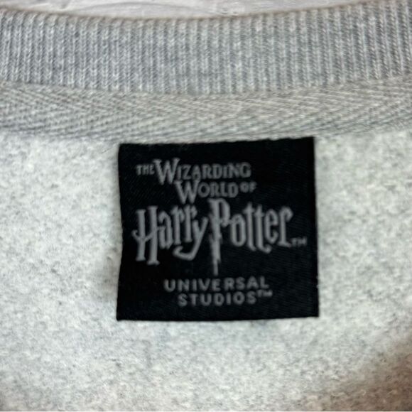 Gryffindor Men's Gray Crewneck Sweatshirt - Picture 2 of 6